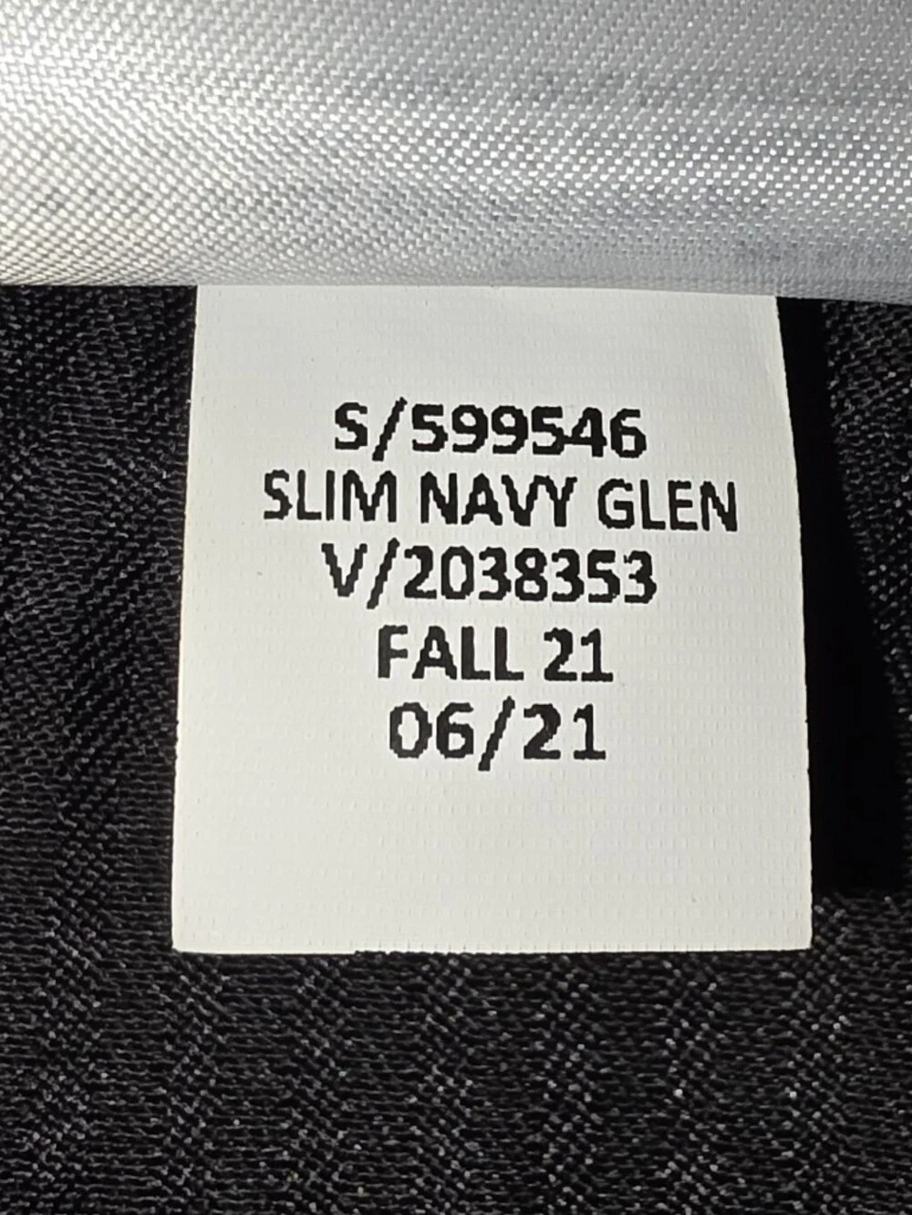 Banana Republic Men's Blue Glen Plaid Dress Pants